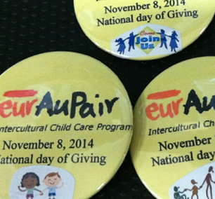  EurAupair's 2014 National Month of Giving 
